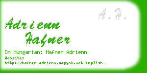 adrienn hafner business card